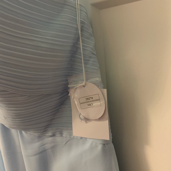 NWT: Kennedy Blue “Milly” Prom/ Bridesmaid Dress. Color Sky Blue. - Picture 4 of 6